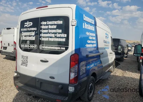 2017 Ford Transit T-150 z USA, uszkodzony, nr VIN 1FTYE2CGXHKA39607